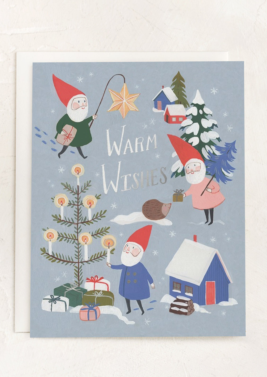 Gnomes Warm Wishes Card