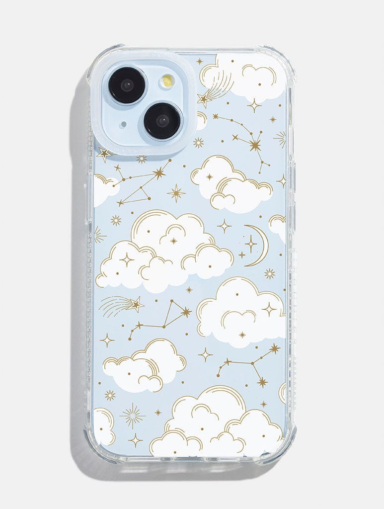 Gold Celestial Cloud Shock iPhone Case