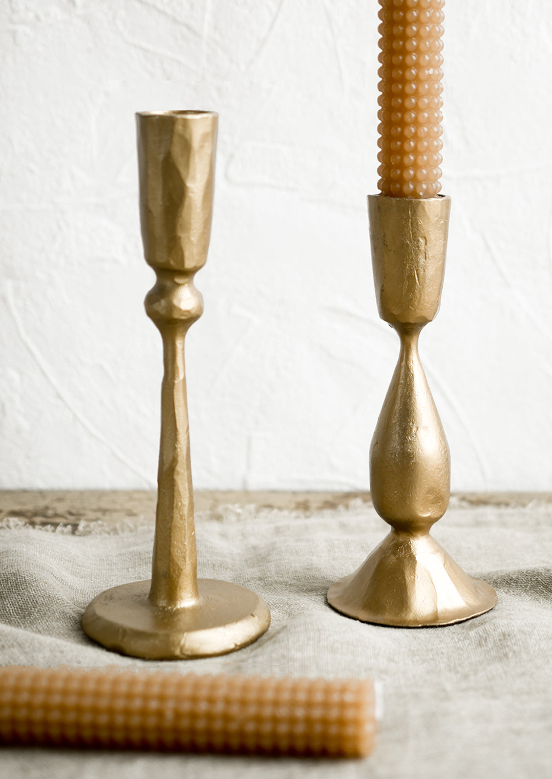 Golden Candlestick Holder