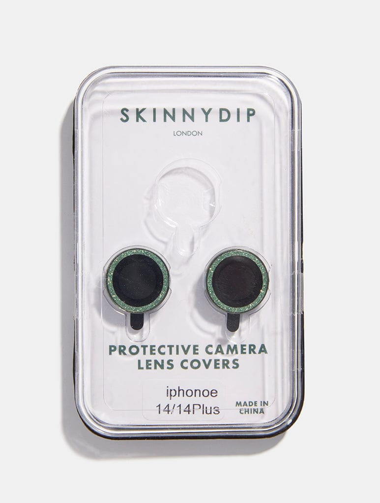 Green Glitter Protective Camera Lens Cover
