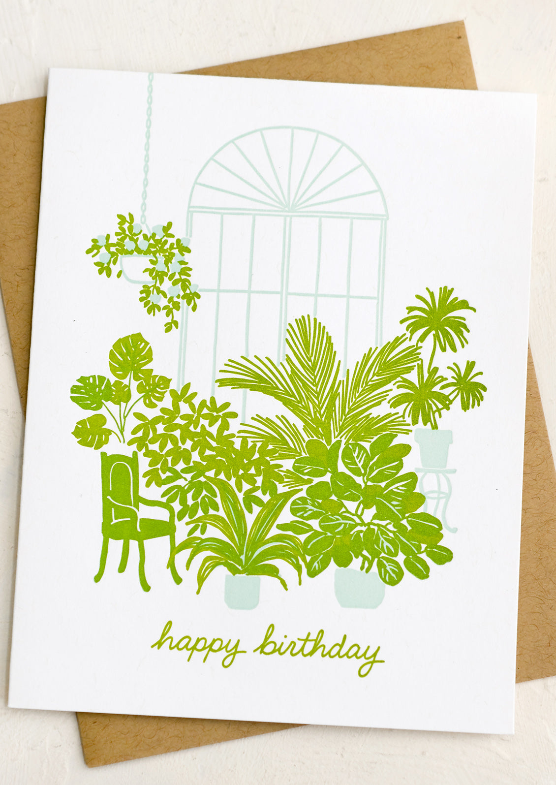 Greenhouse Birthday Card