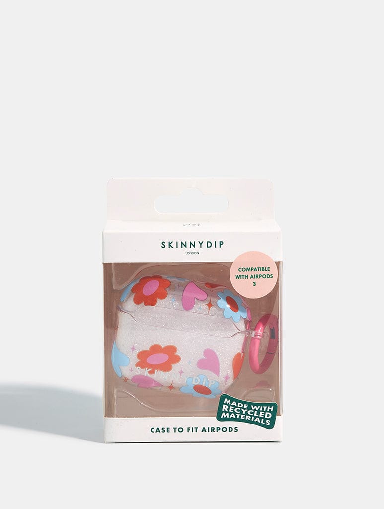 Groovy Flower Heart AirPods Case