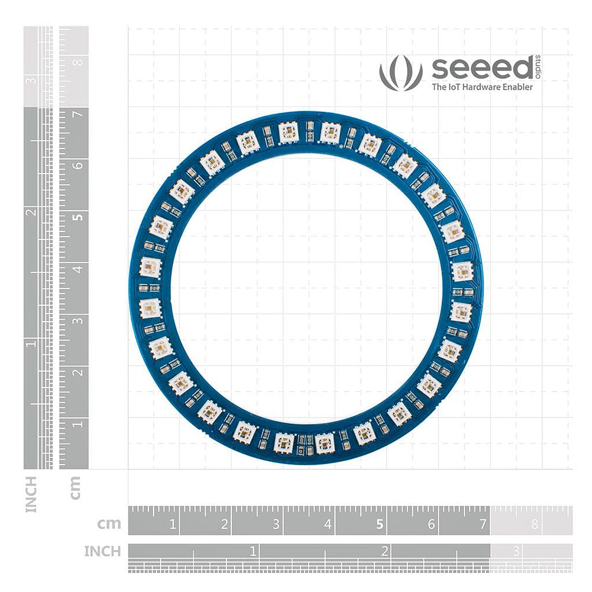 Grove - RGB LED Ring (24-WS2813 Mini)