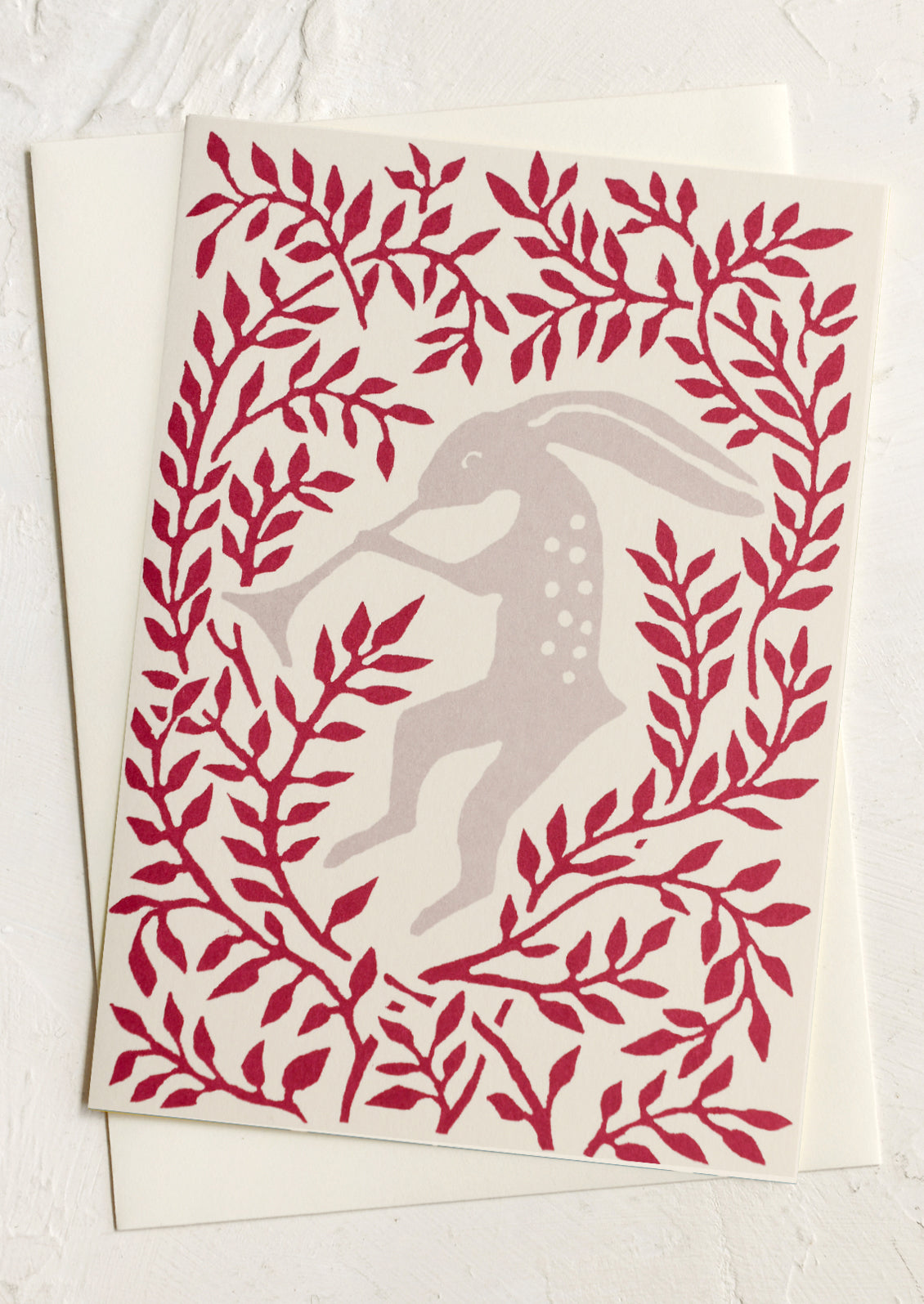Dancing Hare Blank Card