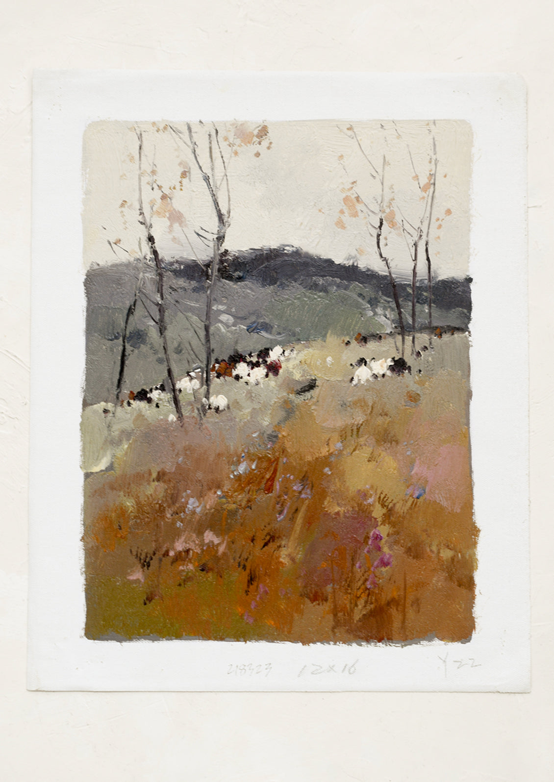 'Herd In The Hills' Oil Painting