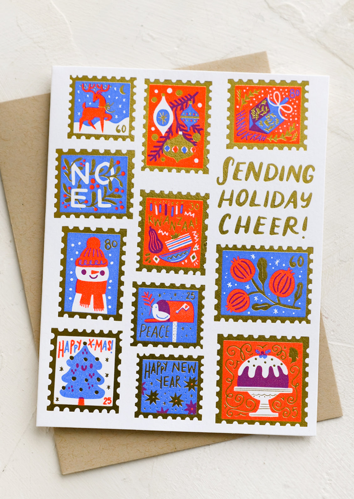 Holiday Stamps Card