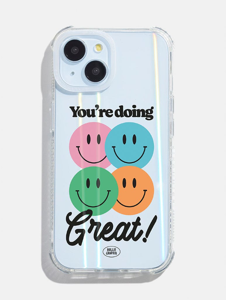 Hollie Graphik x Skinnydip You're Doing Great Shock iPhone Case