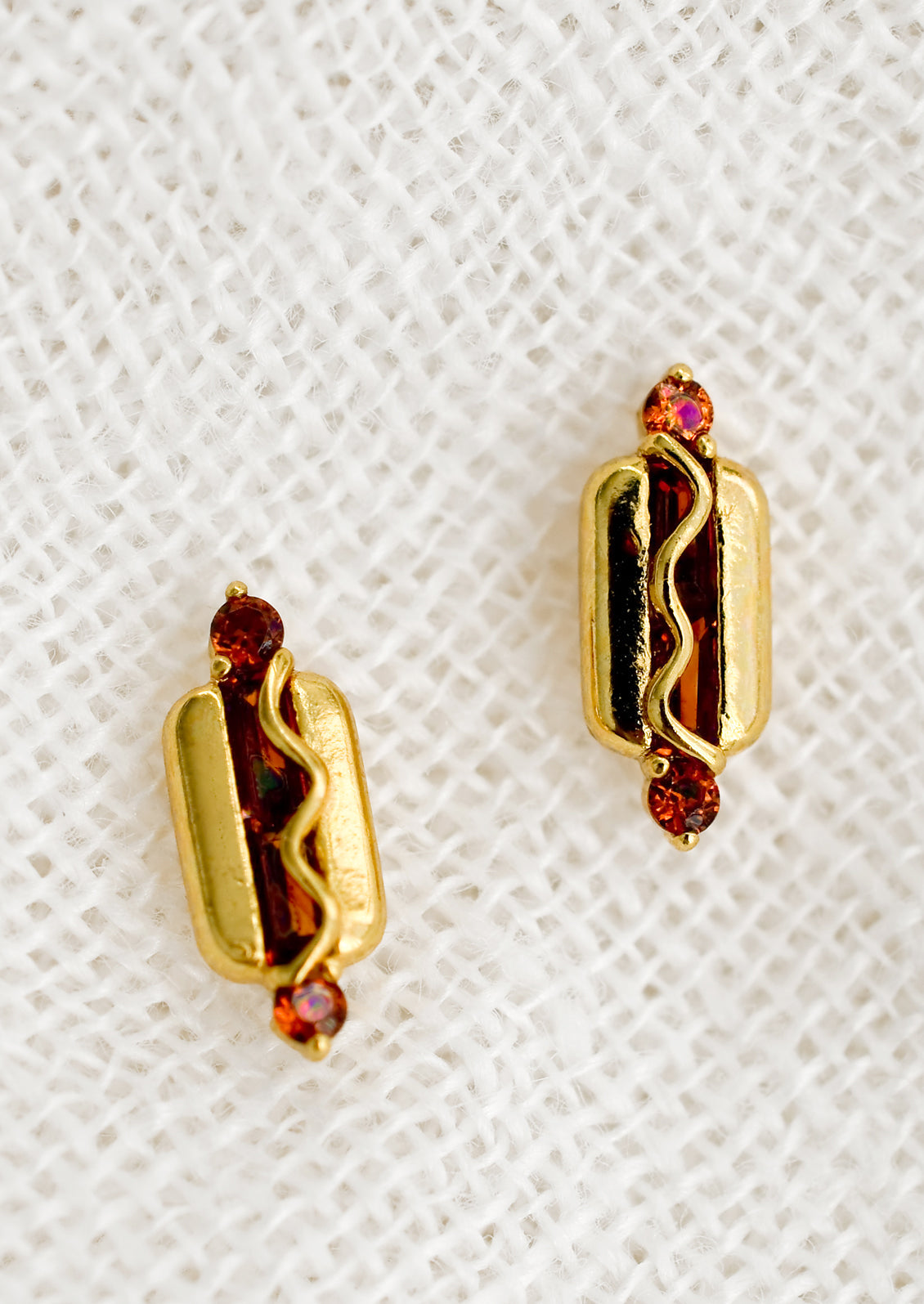 Hot Dog Stud Earrings