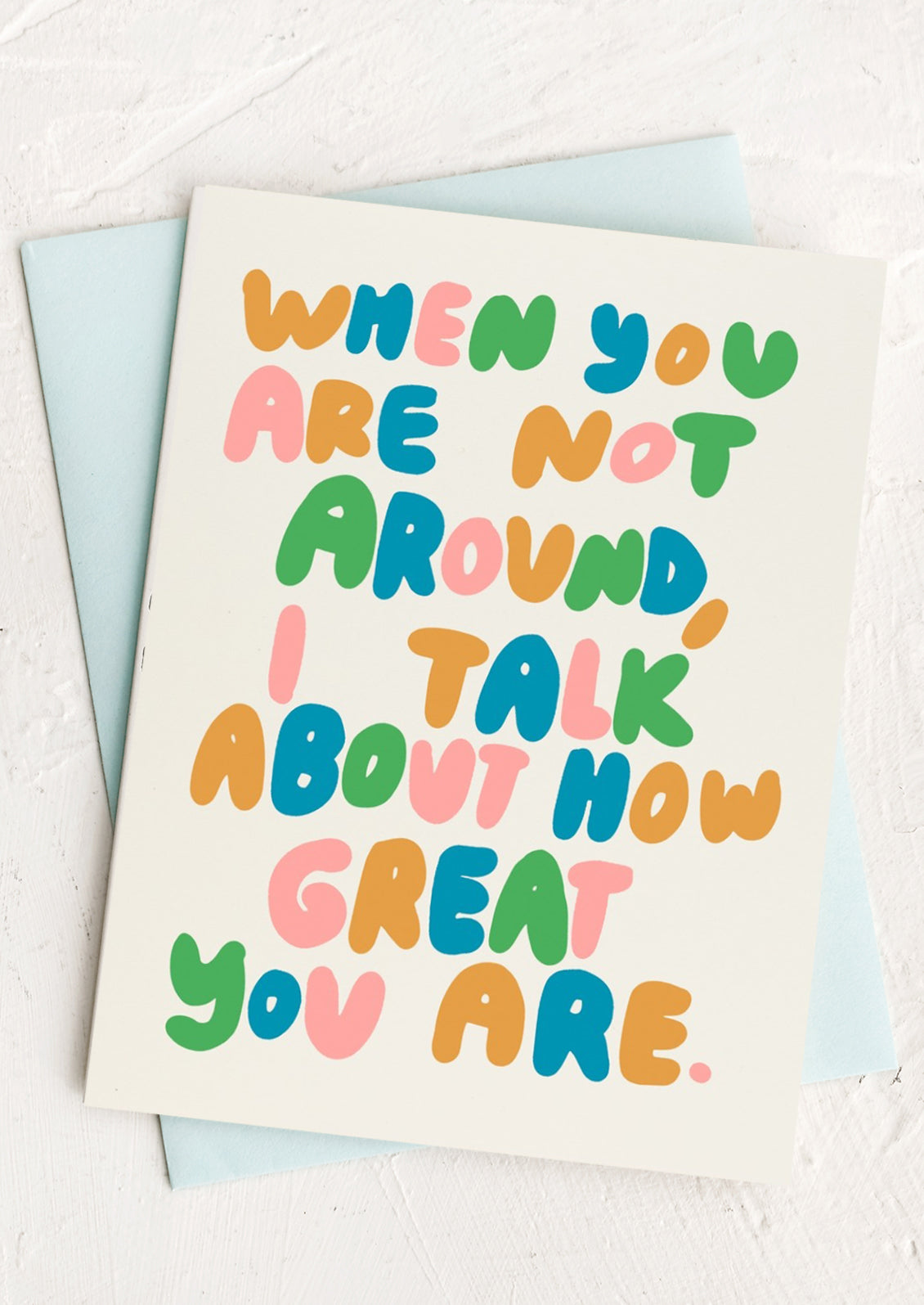 How Great You Are Card