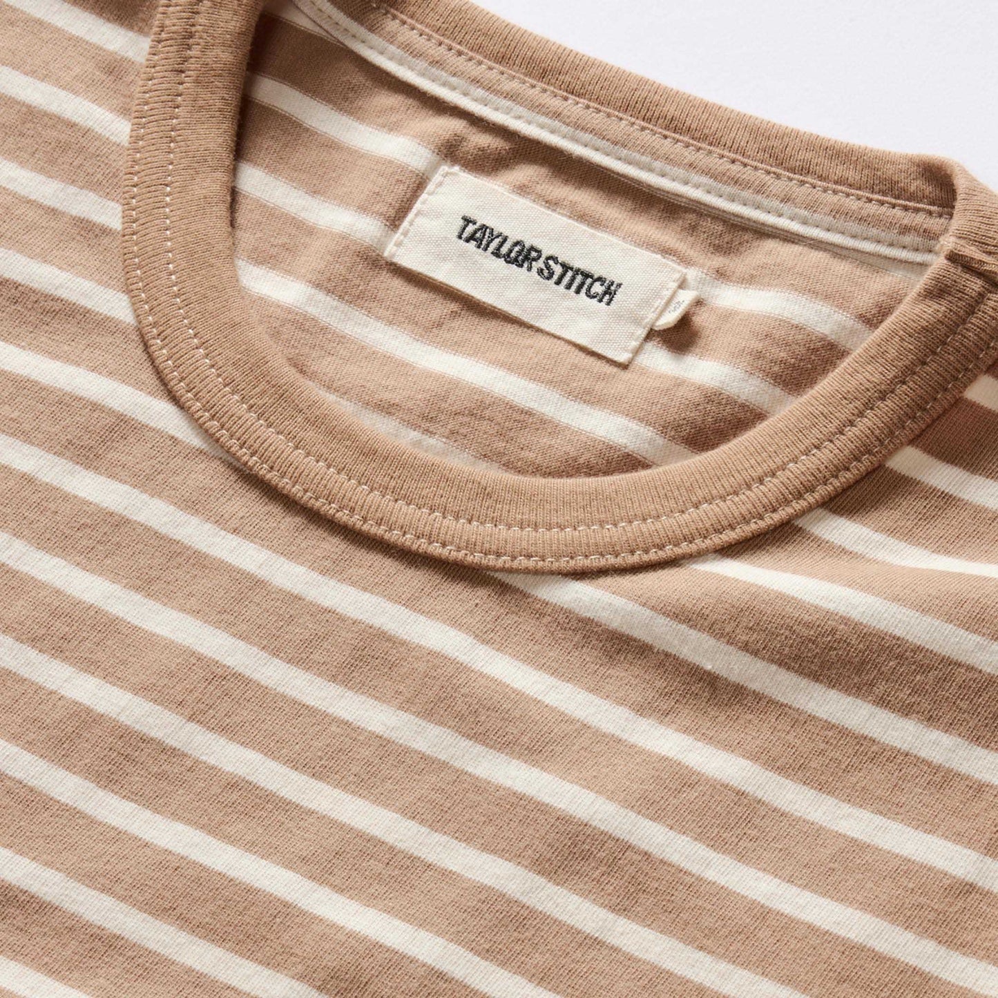 The Organic Cotton Long Sleeve Tee in Churro Stripe