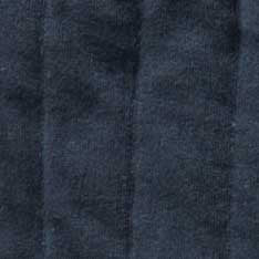 The Shawl Robe in Heather Midnight Quilted Jersey