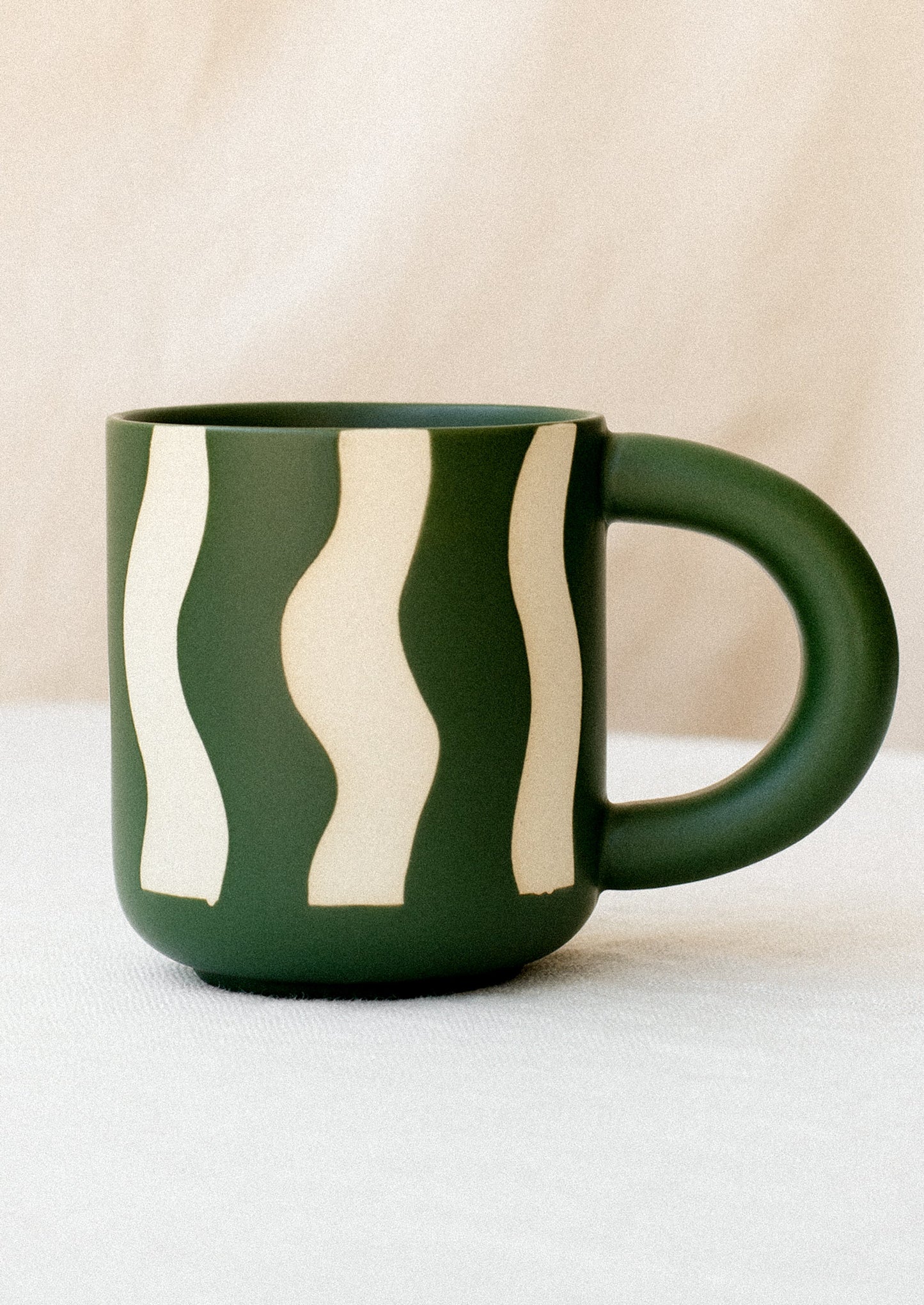Wavy Stripe Ceramic Mug