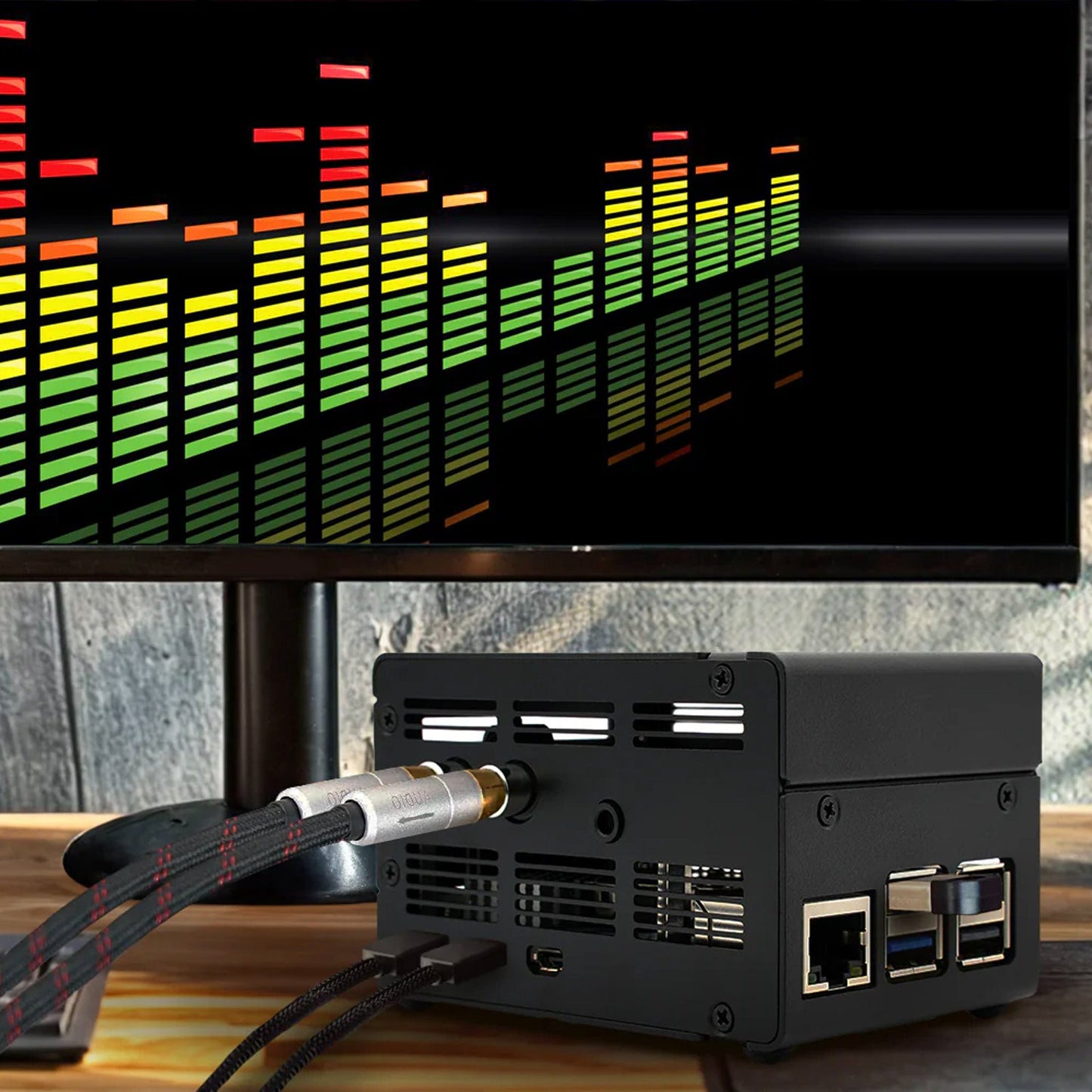 KKSB Case for Raspberry Pi 5 and Raspberry Pi DAC+ and DAC Pro Sound Cards