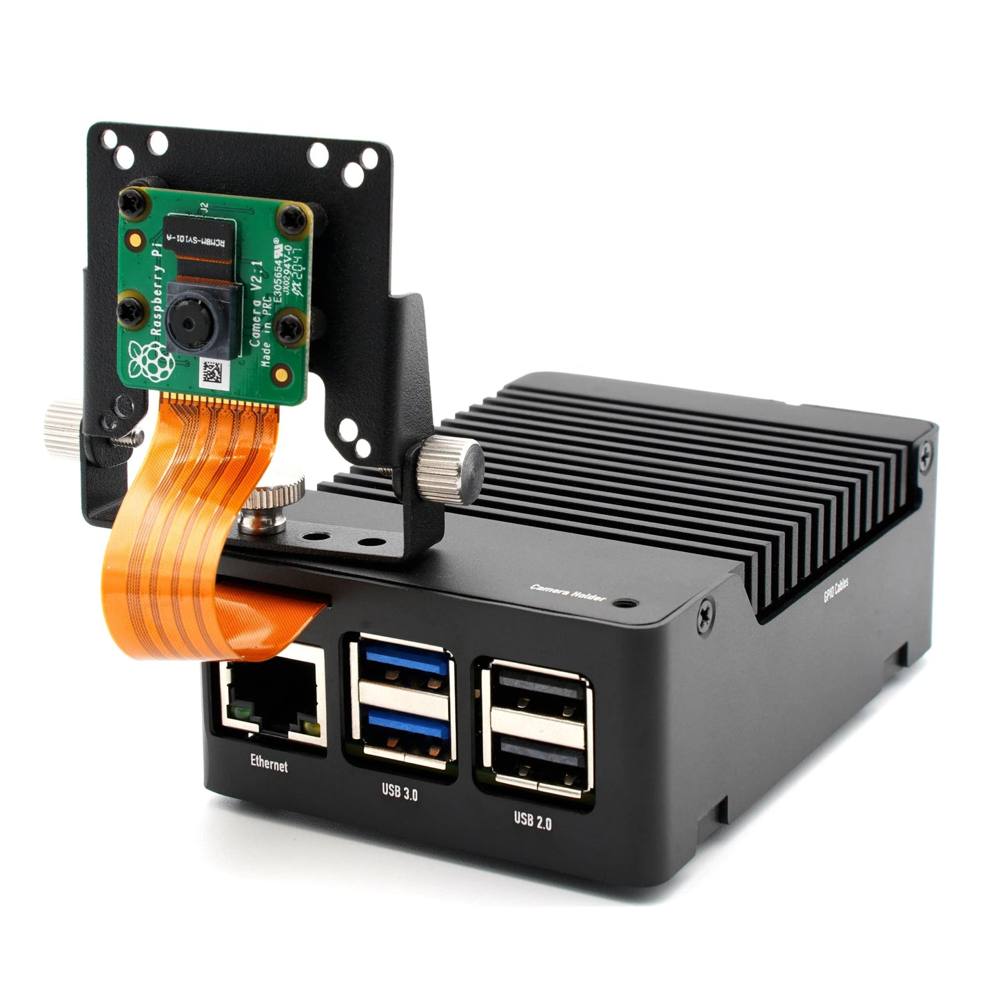KKSB Raspberry Pi 5 Case with Aluminium Heatsink for Passive Cooling