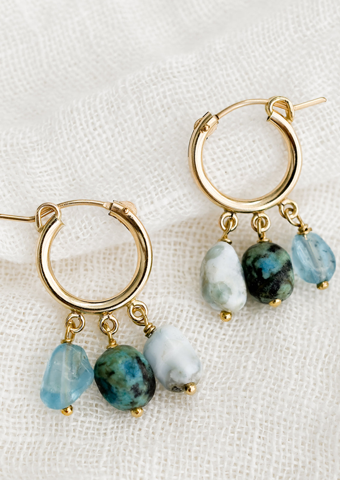 Larimar Mix Earrings