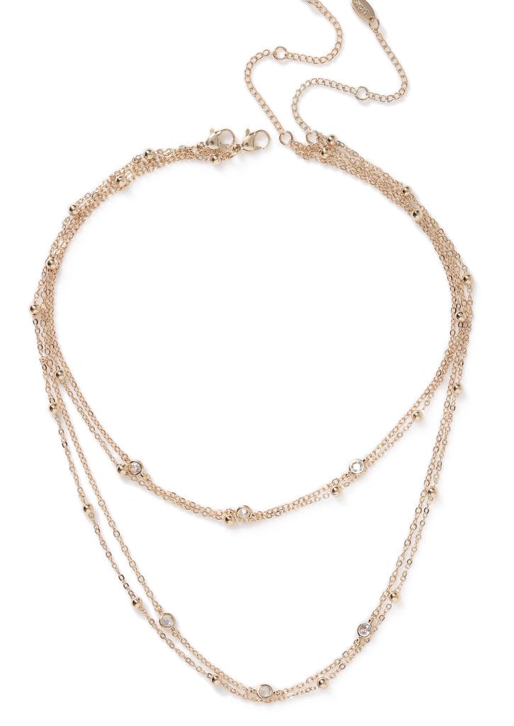 Liars & Lovers Crystal Multirow Necklace