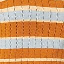 Light Blue & Saffron Stripe Knit Top