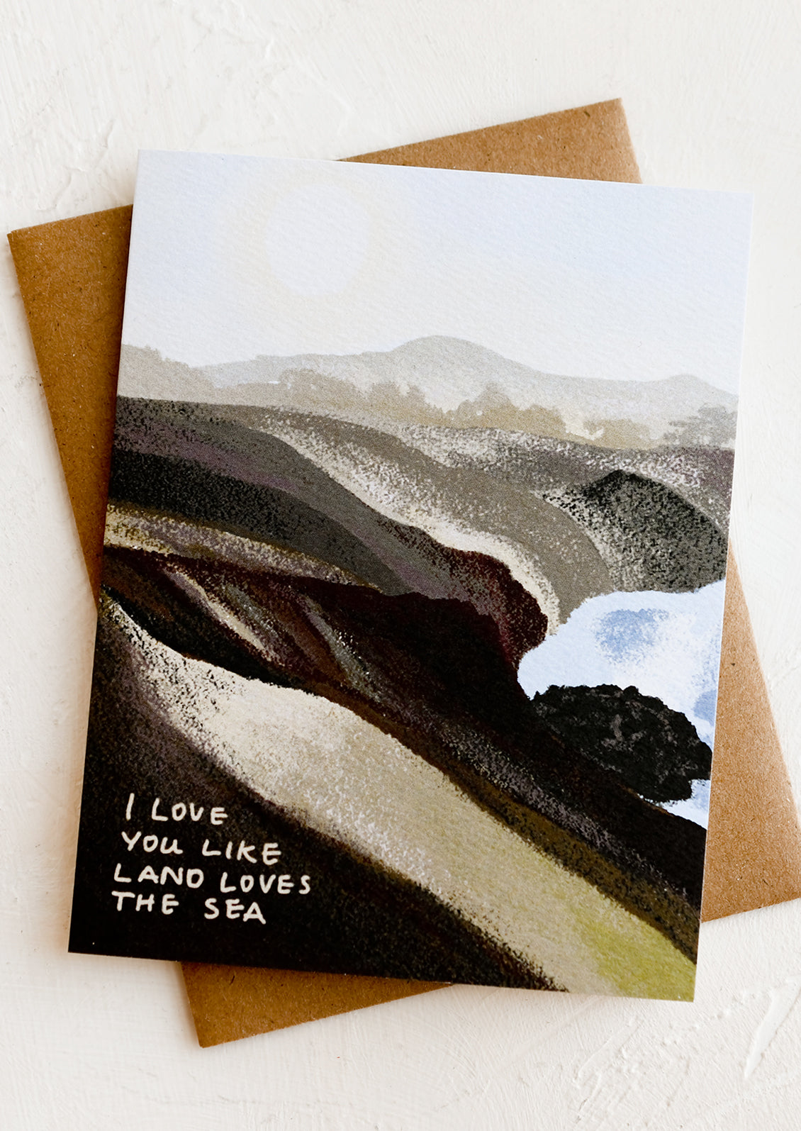 Like the Land Loves The Sea Card