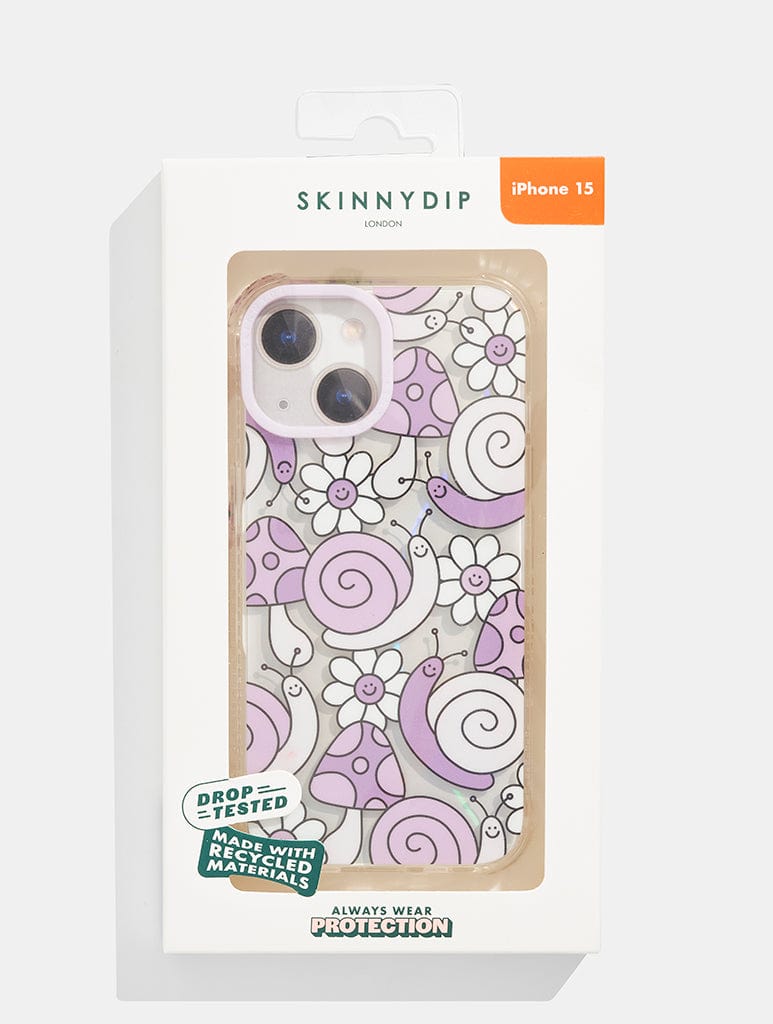 Lilac Snail Shock iPhone Case