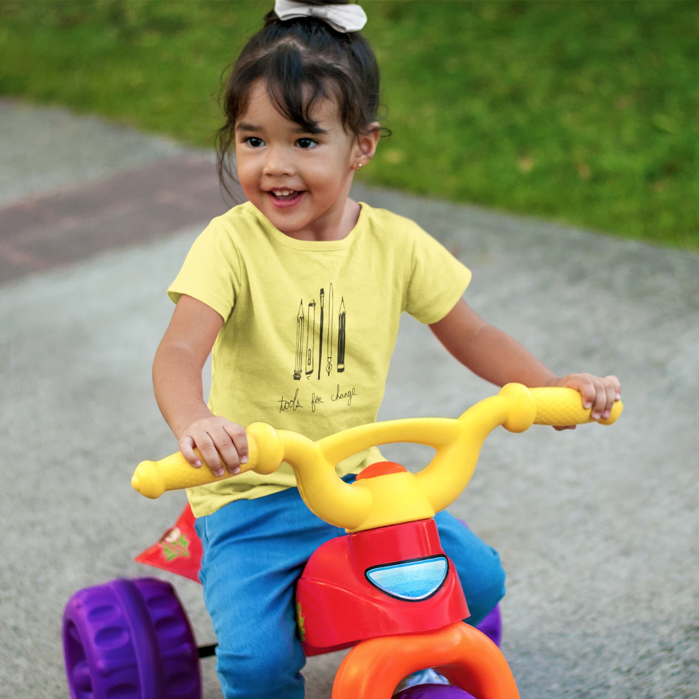 Tools For Change Onesie + Kids Tee