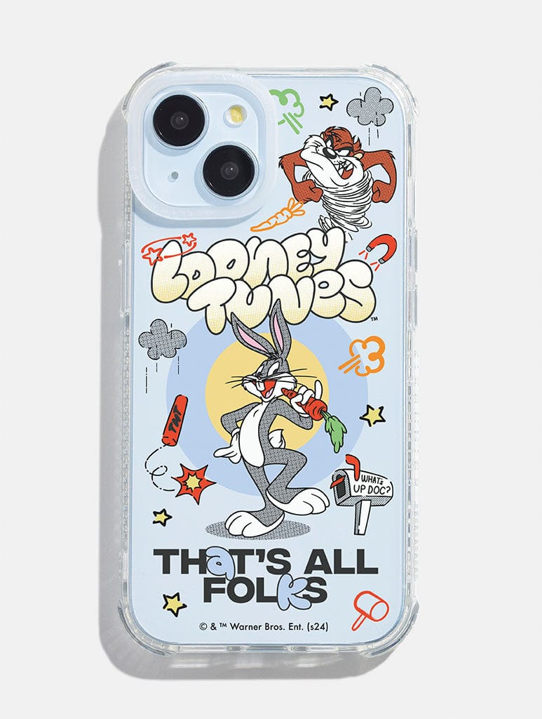Looney Tunes x Skinnydip That's All Folks Shock iPhone Case