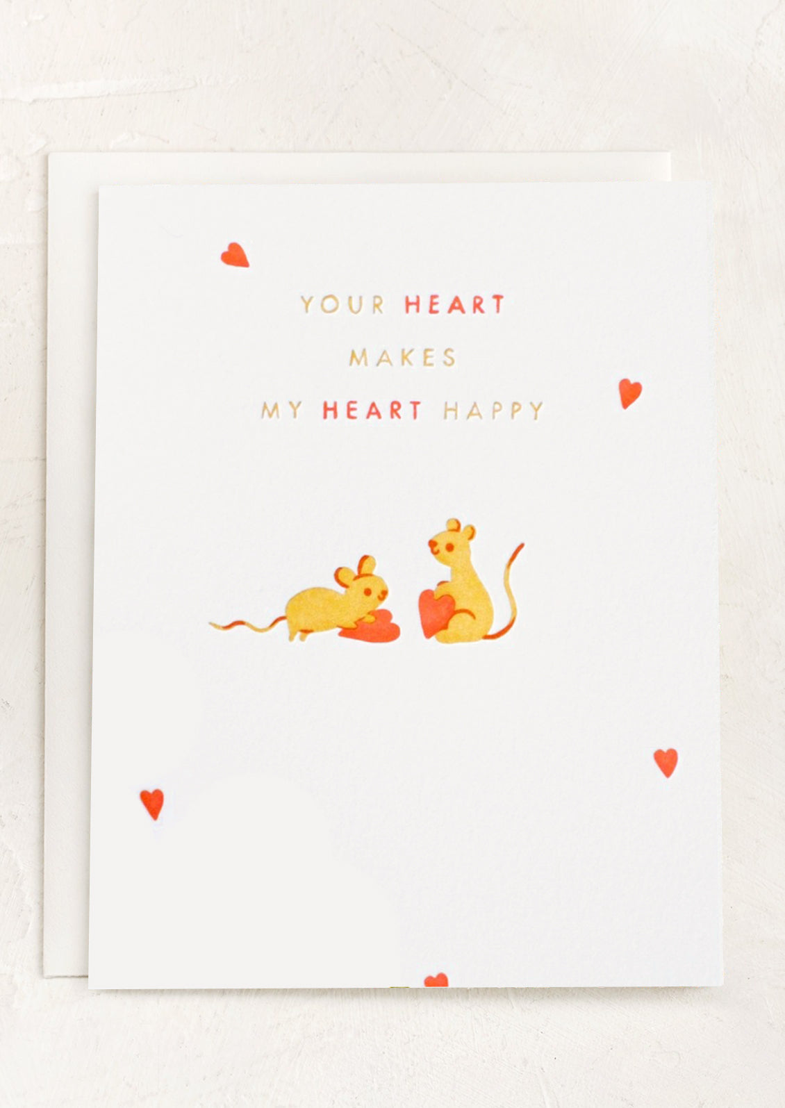 Mice In Love Card