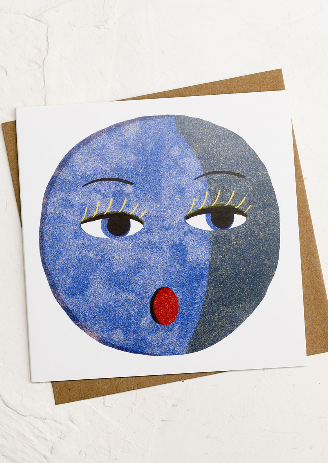 Lune Blank Card