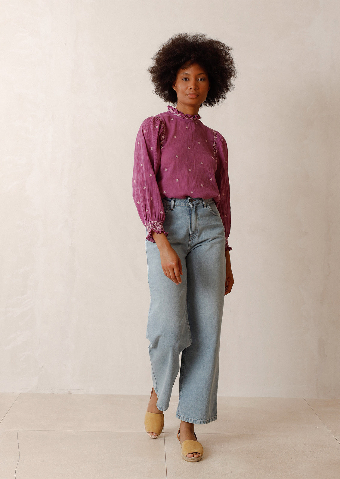 Lupita Embroidered Top