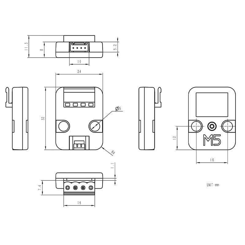 M5Stack Weight I2C Unit (HX711)