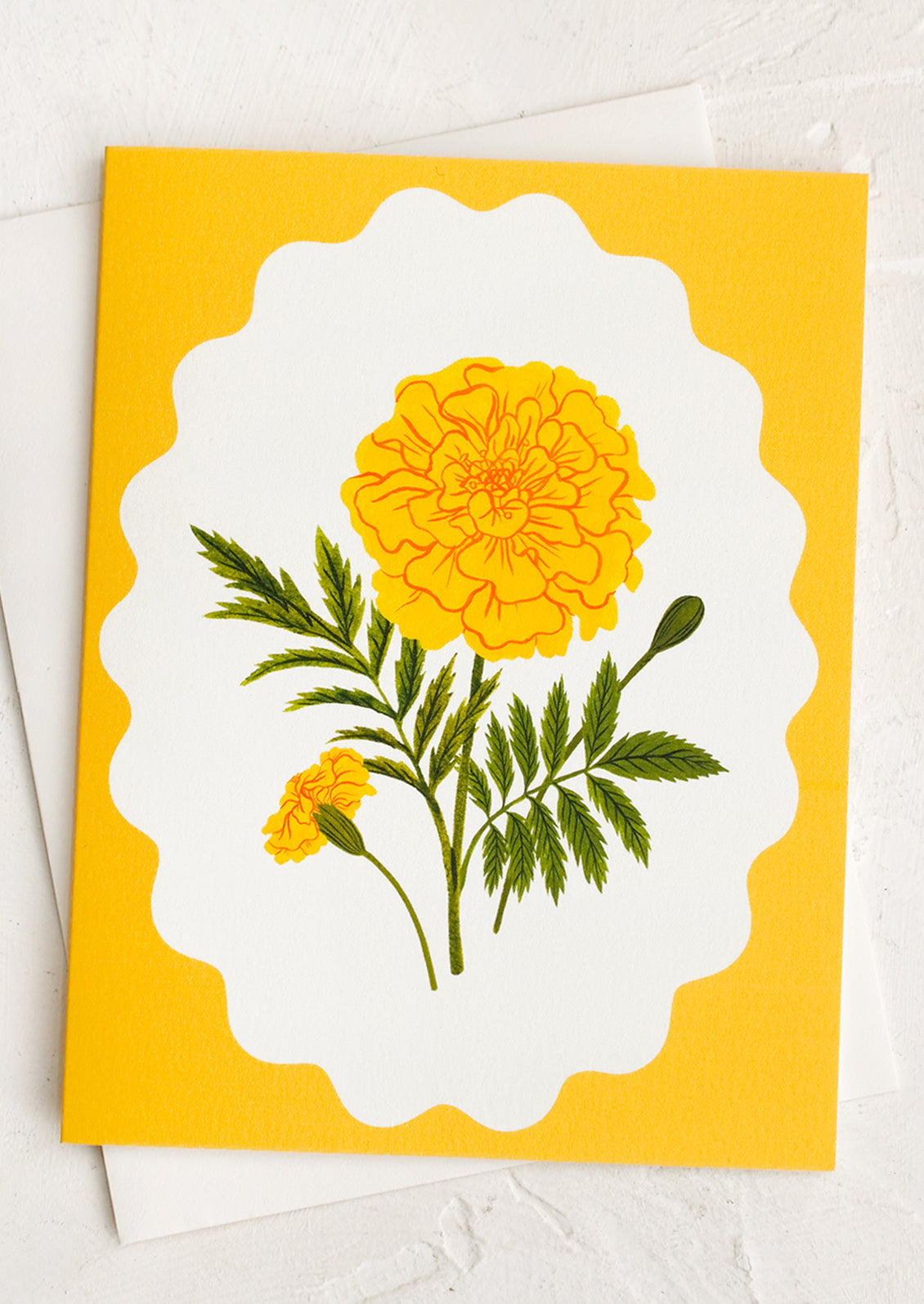 Marigold Blank Card