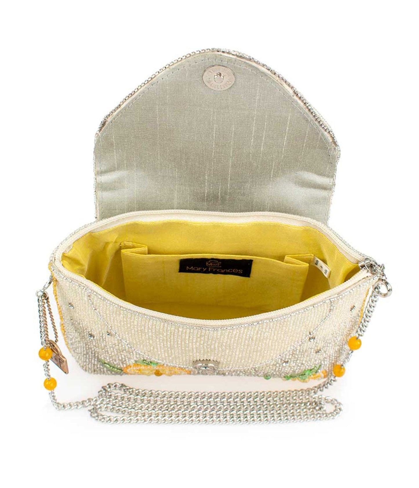 Mary Frances Lemon Drop Handbag