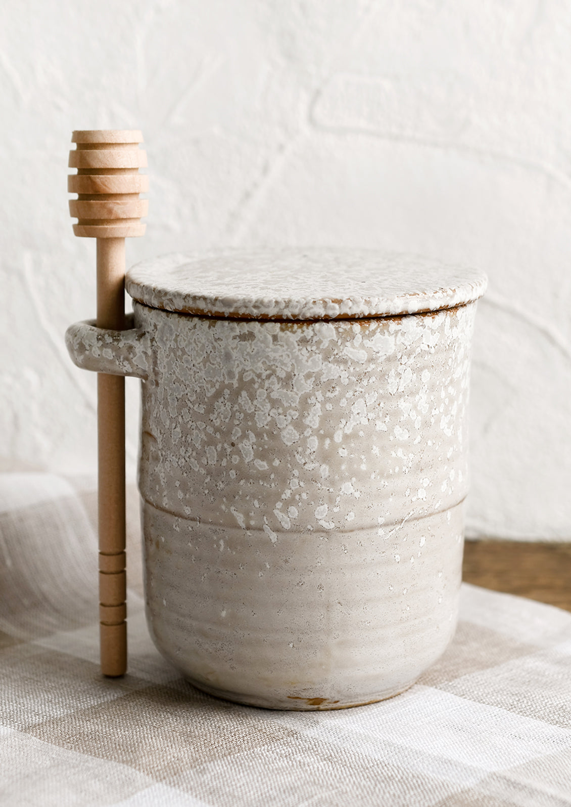 Mikado Ceramic Honey Jar