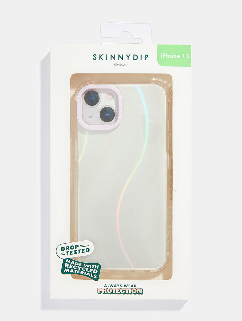 Minimal Holo Wave Shock iPhone Case