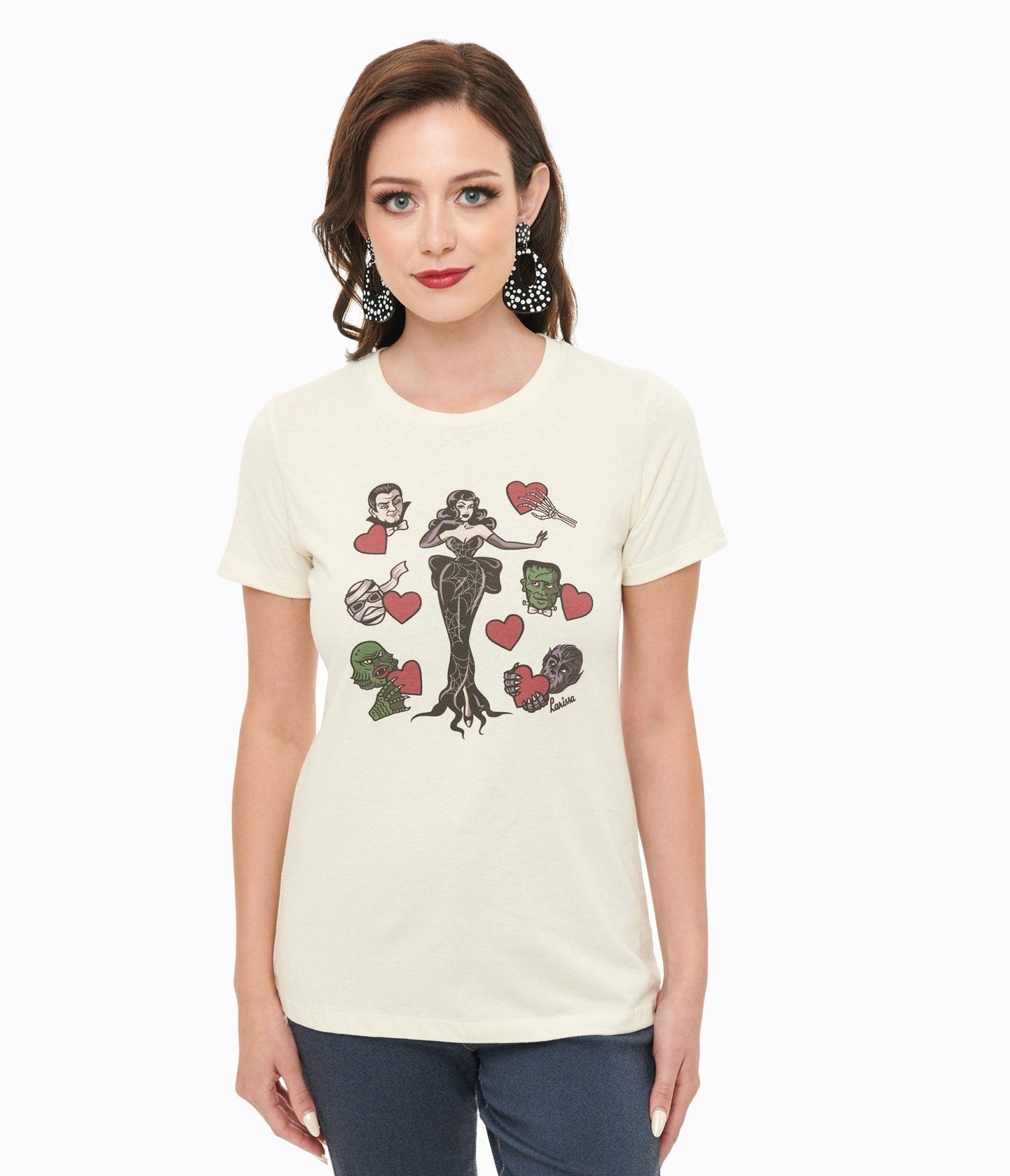Mischief Made Ivory Ghoul's Best Friend Graphic Tee