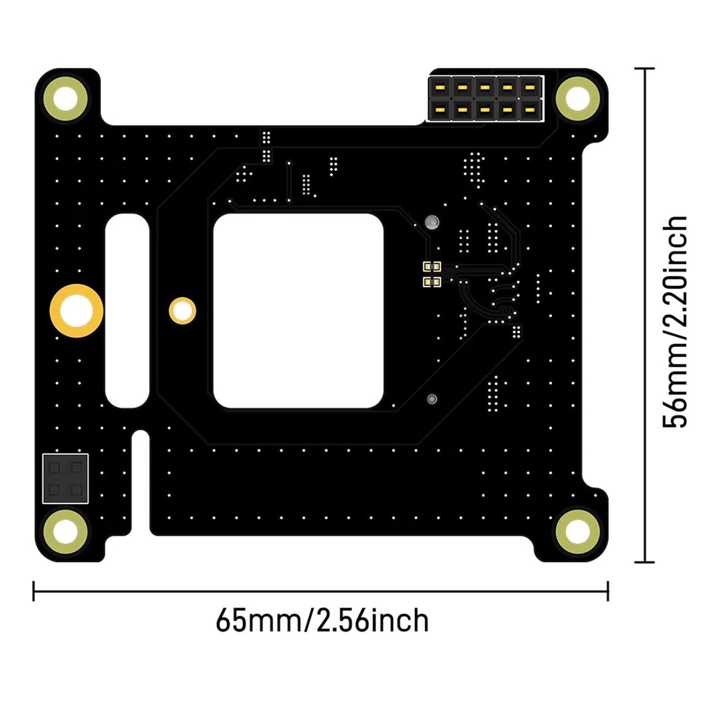 M.2 PCIe to 2230/2242 NVMe Top Extension Adapter Board for Raspberry Pi 5 (N05)