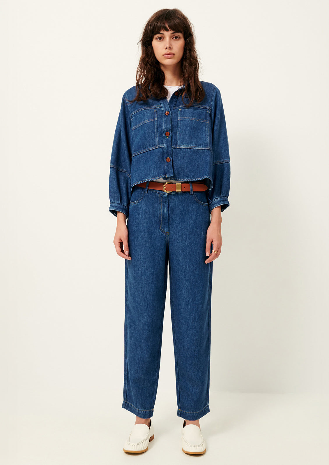 Nica Pant in Denim Blue