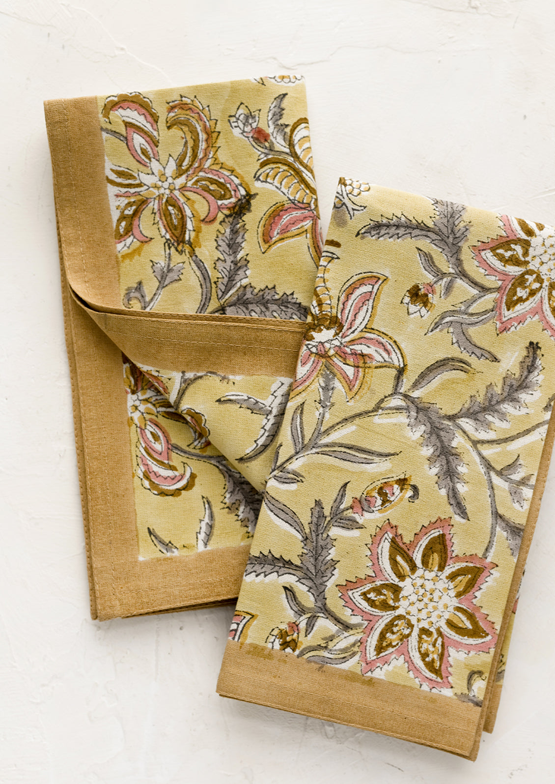 Orchis Block Print Napkin Set