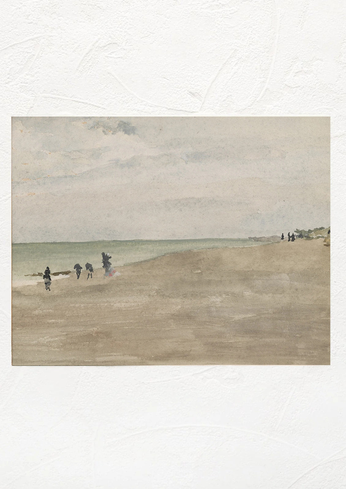 Overcast Shoreline Print