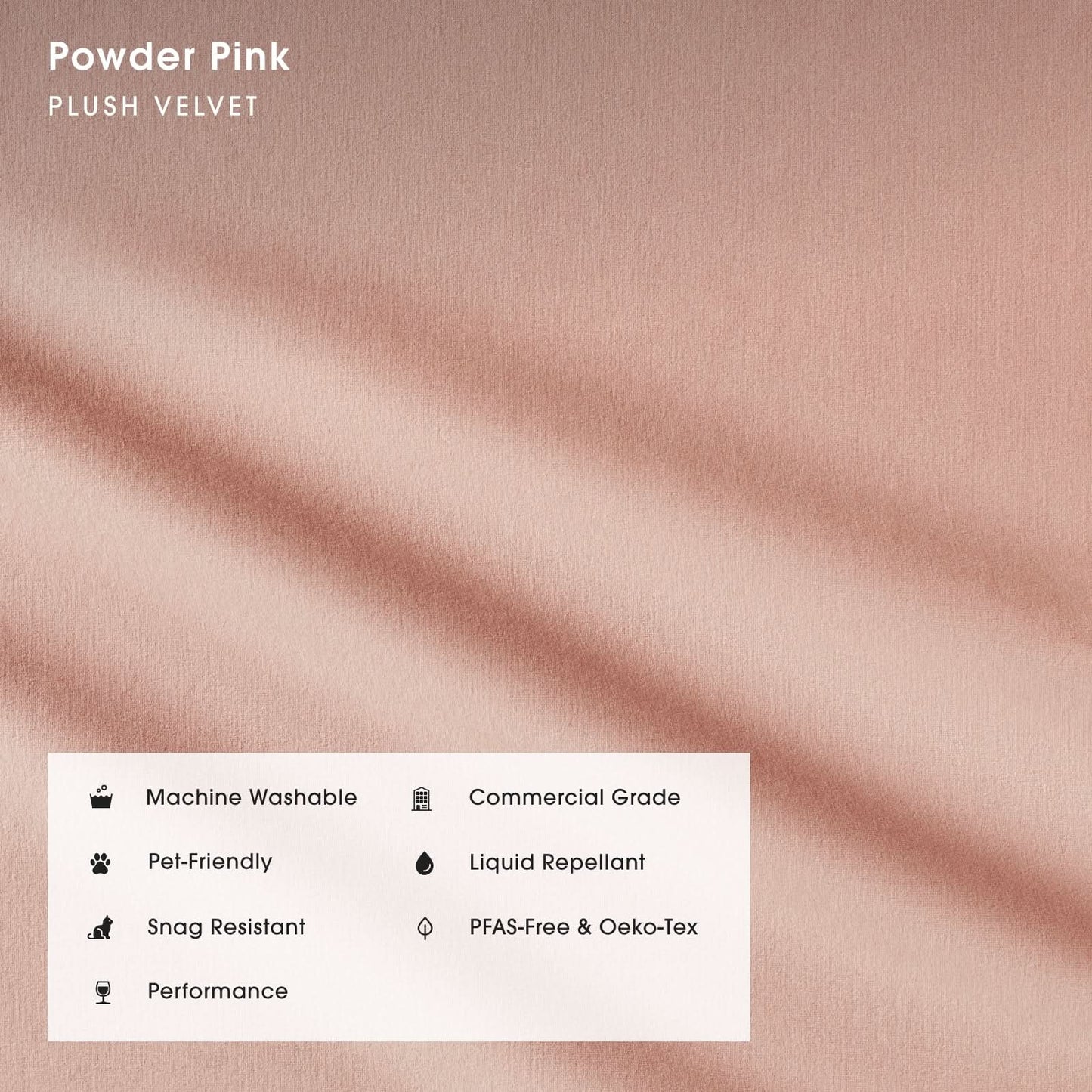 Modular Bondi Espresso Ottoman in Powder Pink | Classic Blend