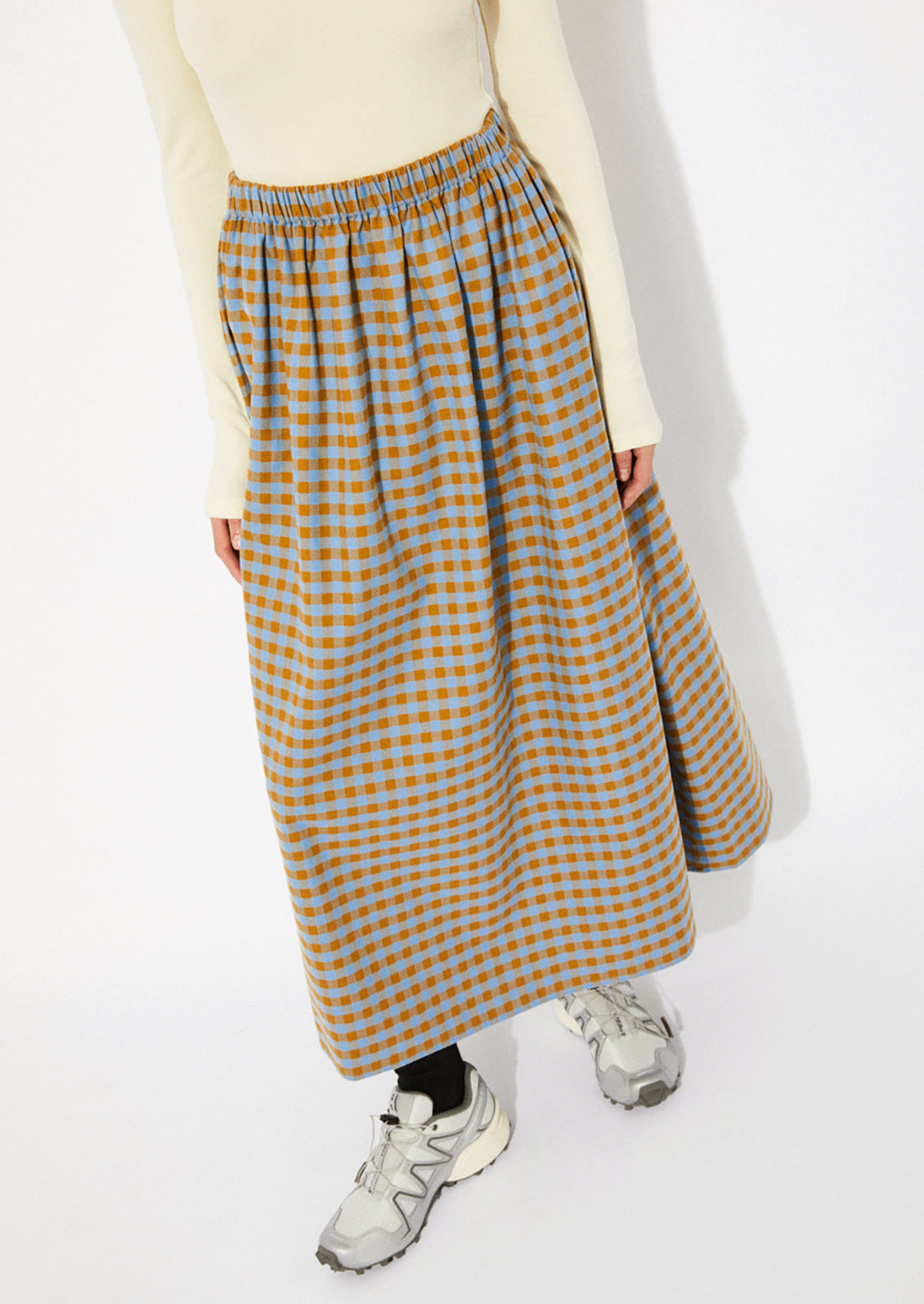 Pedra Gingham Skirt