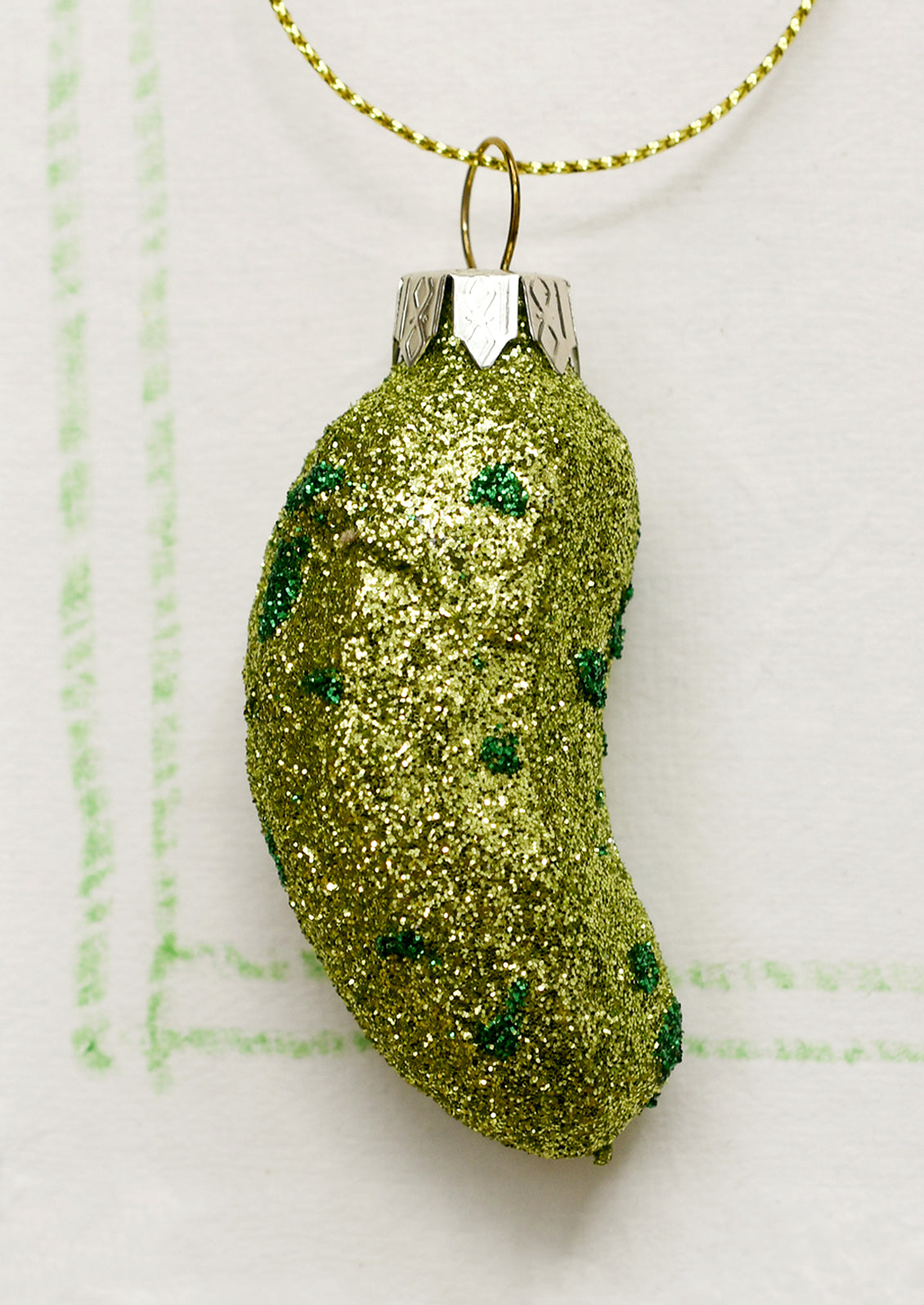 Tiny Pickle Ornament