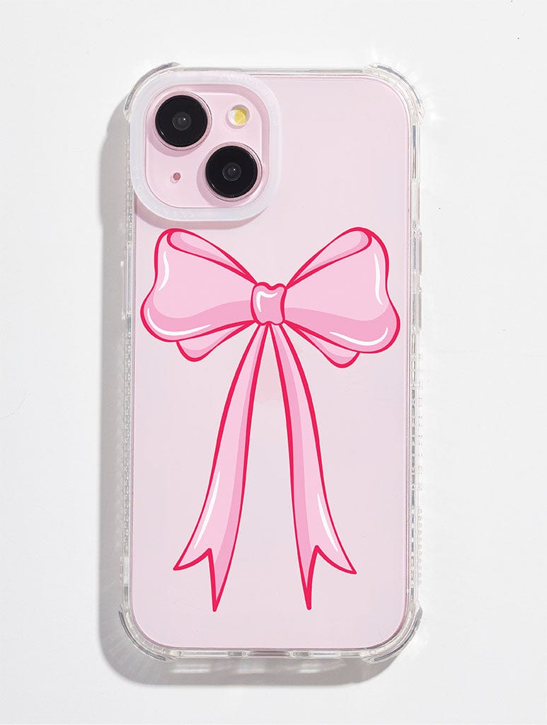 Pink Big Bow Shock iPhone Case