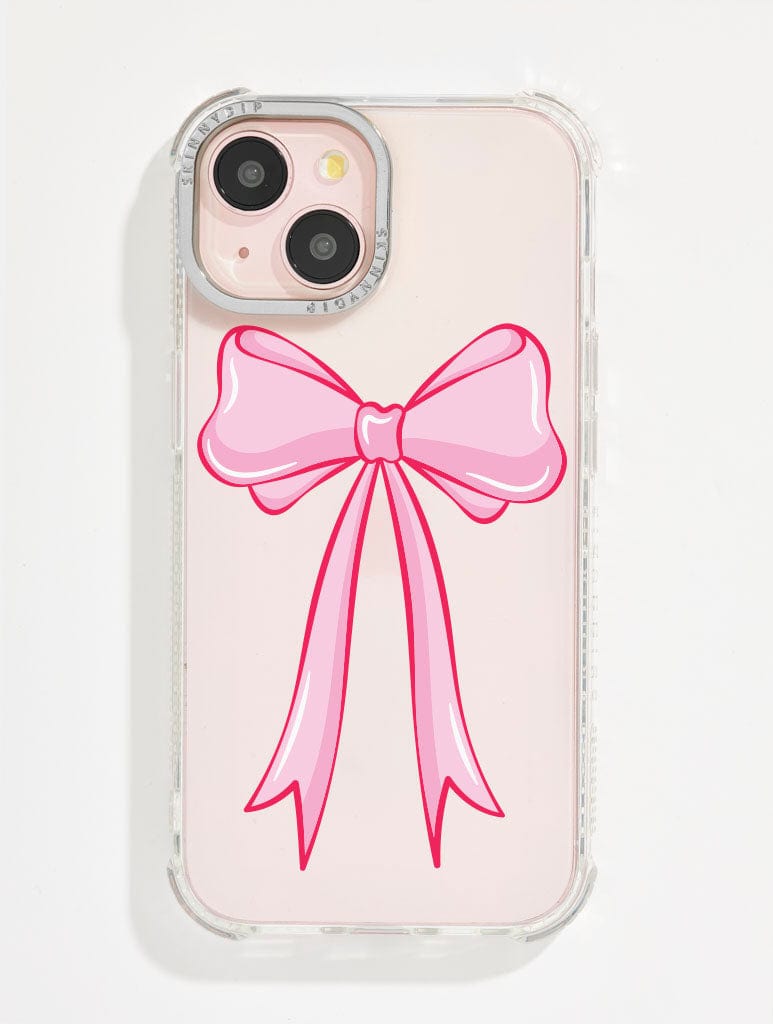Pink Big Bow Shock iPhone Case