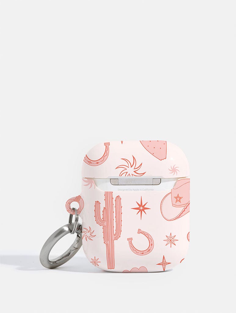 Pink Cowgirl AirPods Case