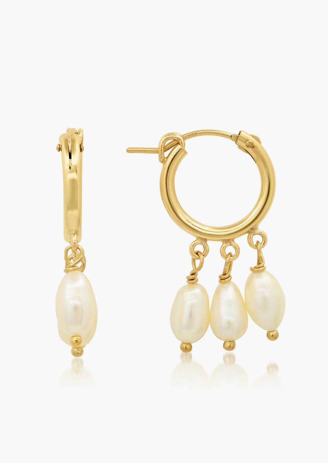 Pirouette Pearl Earrings