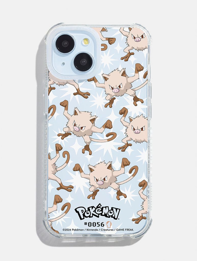 Pokemon #0056 Mankey Shock iPhone Case