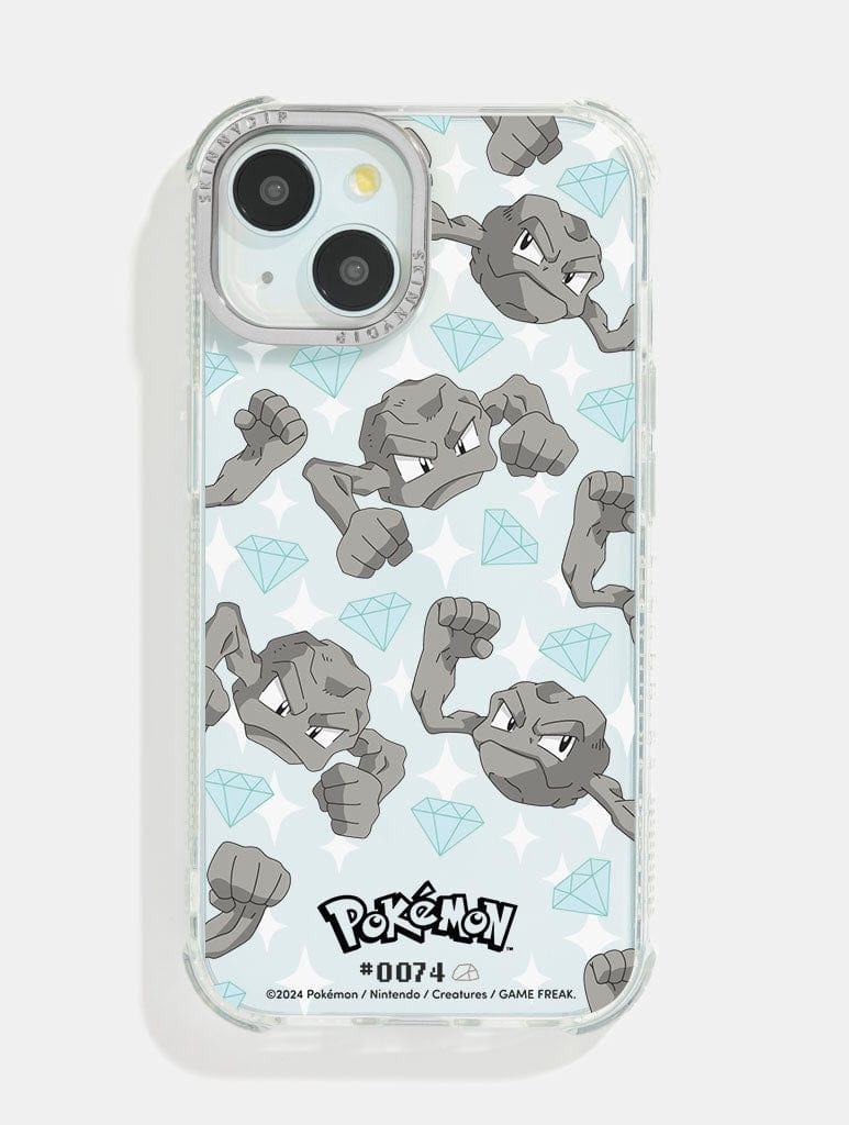 Pokemon #0074 Geodude Shock iPhone Case