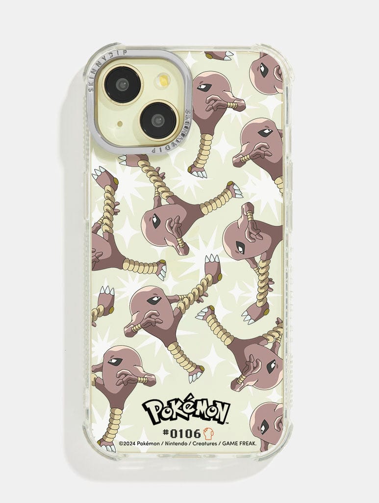 Pokemon #0106 Hitmonlee Shock iPhone Case
