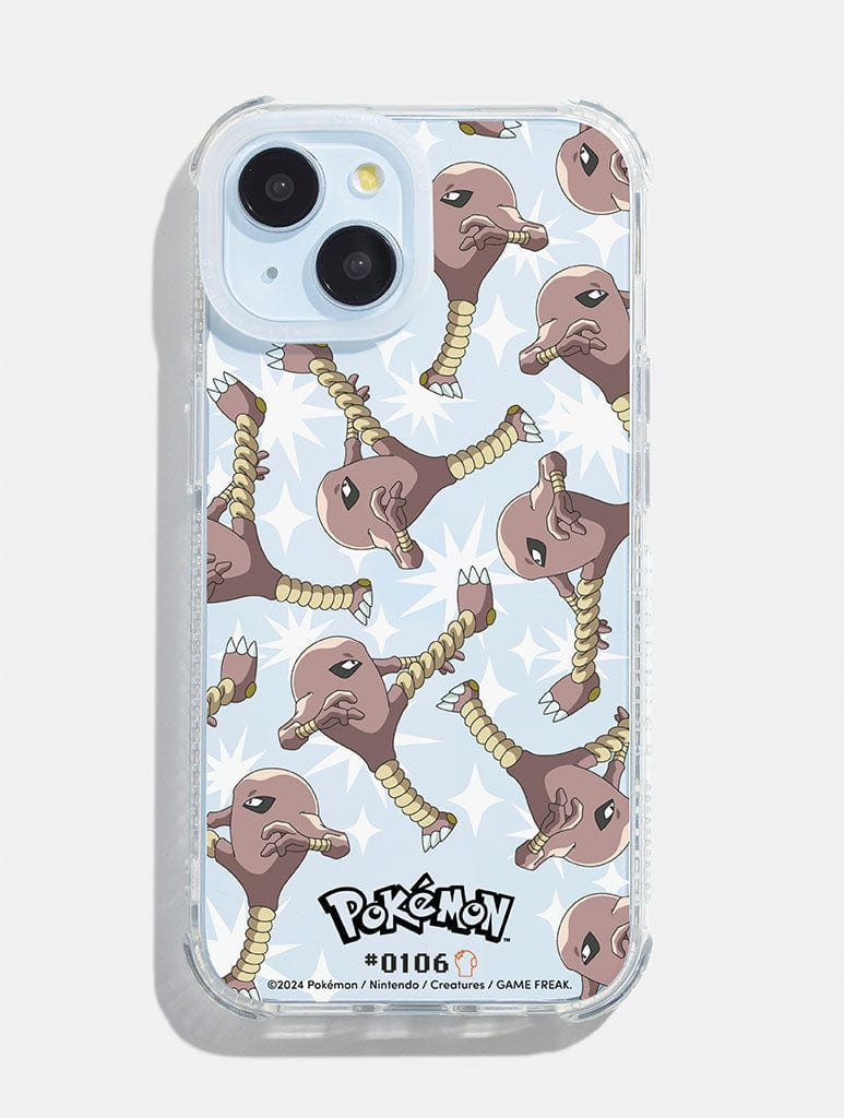Pokemon #0106 Hitmonlee Shock iPhone Case