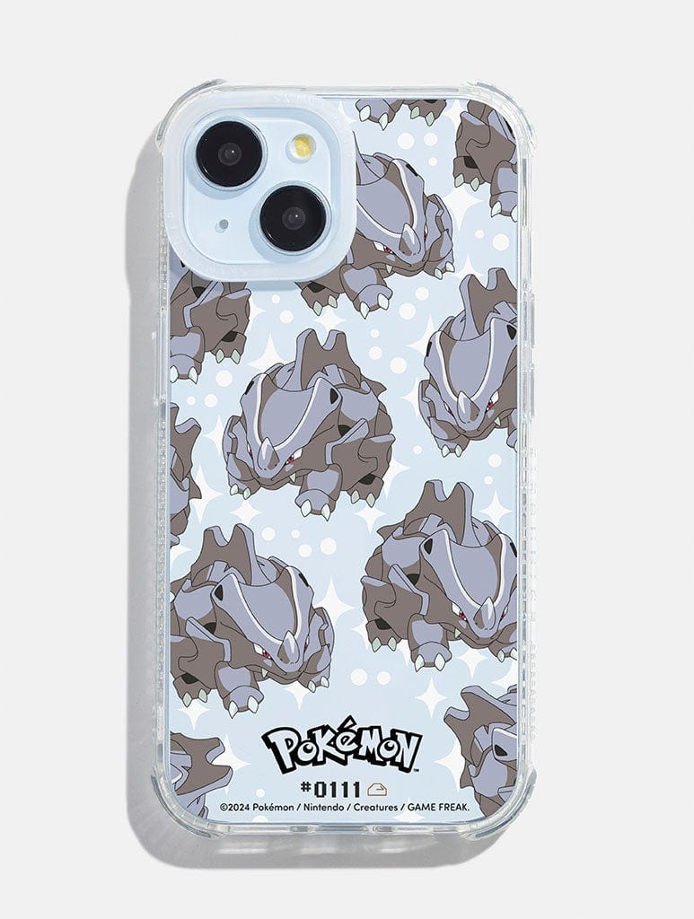 Pokemon #0111 Rhyhorn Shock iPhone Case